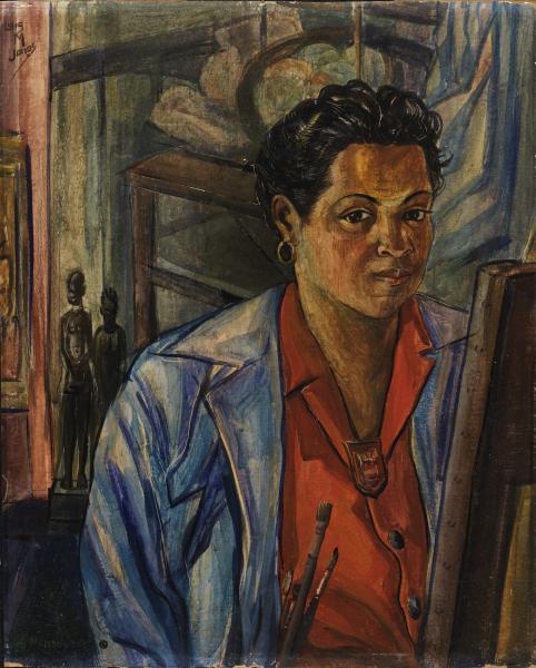 women self-portraits, Lois Mailou Jones, self portrait, 1940