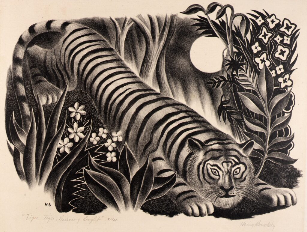 chinese new year tiger, Harry Brodsky, undated,Smithsonian American Art Museum, Washington, USA