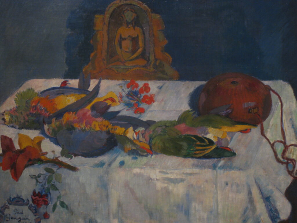 morozov collection: Paul Gauguin, Still Life with Parrots