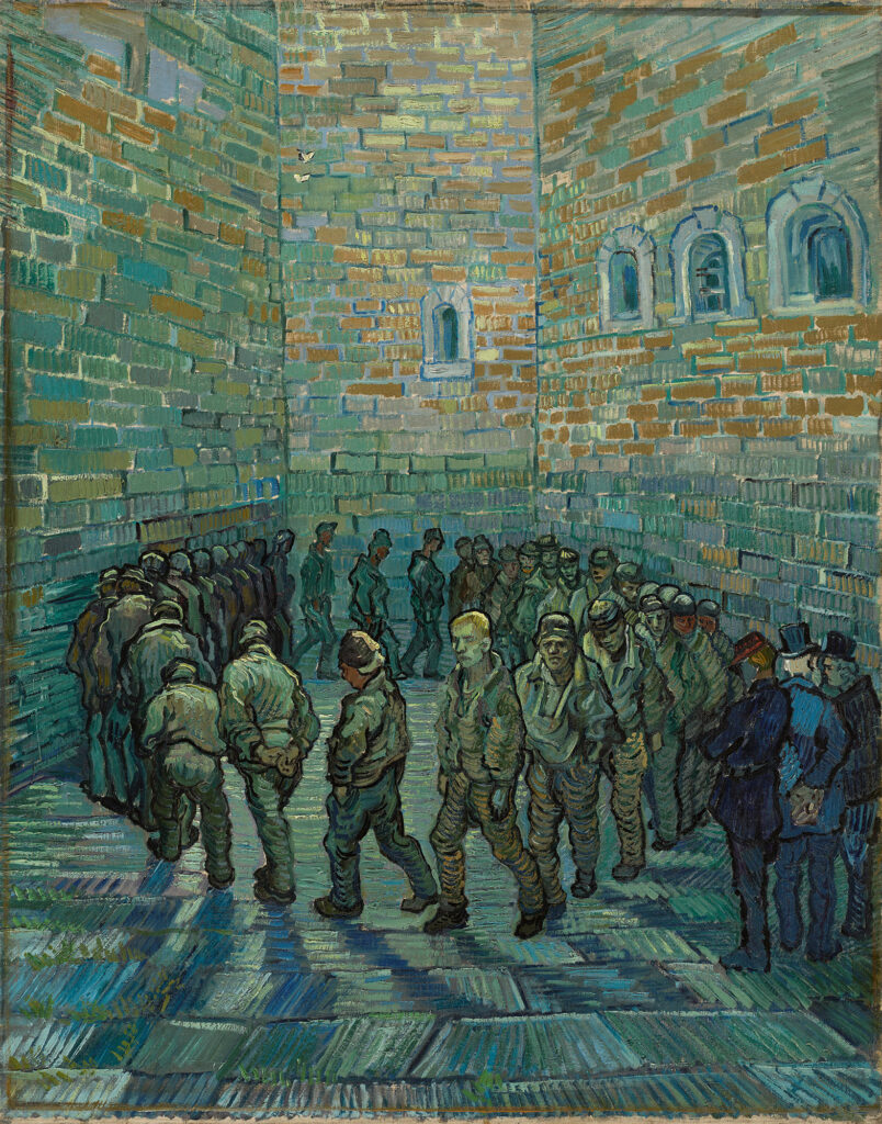 Morozov Collection: Vincent van Gogh, Prisoners Exercising, 1890, Pushkin State Museum, Moscow, Russia.
