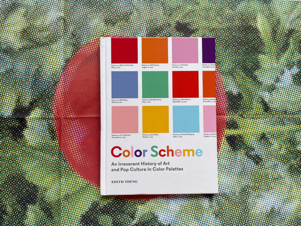 Color Scheme by Edith Young: Front cover of Color Scheme by Edith Young, Princeton Architectura Press, 2021. Photo by the author.
