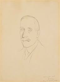 La Peau de l'Ours: Pablo Picasso, Portrait of André Level, 1918. Artnet.
