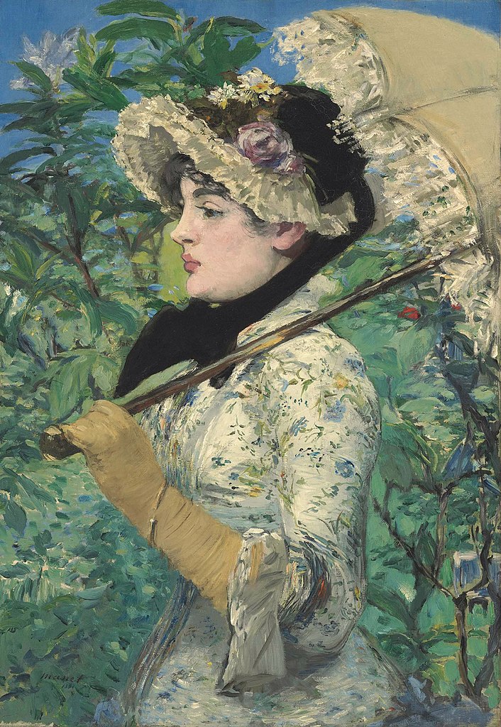 Édouard Manet, Spring (Le Printemps), 1881, J. Paul Getty Center, Los Angeles, California, USA.