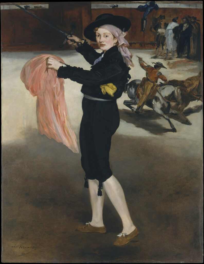 Manet facts: Édouard Manet, Mademoiselle V. . . in the Costume of an Espada, 1862, The Metropolitan Museum of Art, New York, NY, USA.
