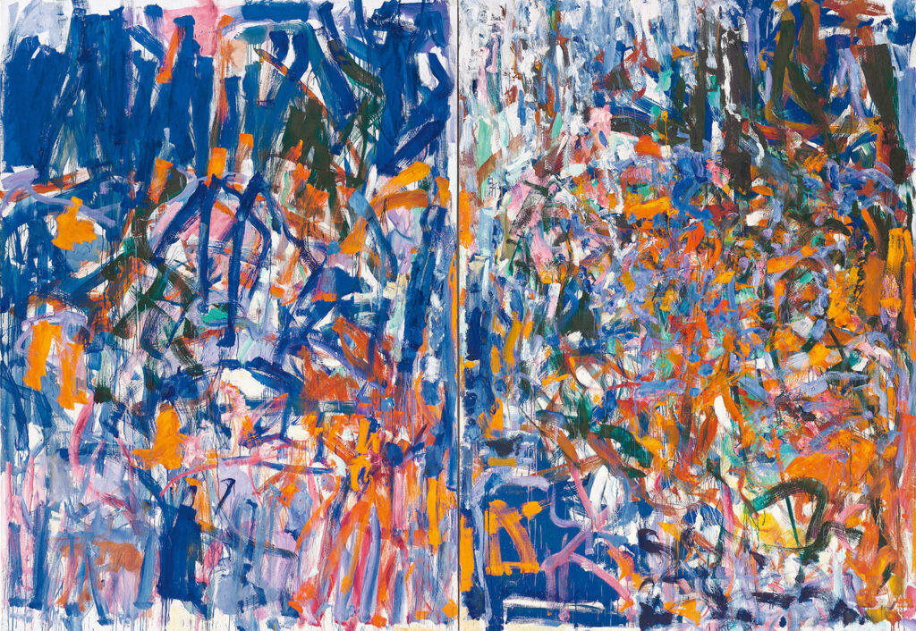 Joan Mitchell: 

Joan Mitchell, Weeds, 1976, Gift of Joseph H. Hirshhorn, Hirshhorn Museum and Sculpture Garden, Smithsonian Institution, Washington, DC, USA. © Estate of the artist.Photo by Ian Lefebvre/Art Gallery of Ontario.


