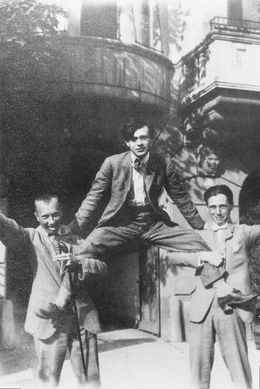 myths about Dada: Photograph of Jean Arp, Tristan Tzara, and Hans Richter, Ph. XDR Coll. Archives Larbor. Larousse.
