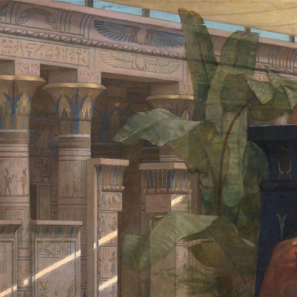 Alexandre Cabanel, Cleopatra, 1887, Royal Museum of Fine Arts, Antwerp, Belgium. Detail.