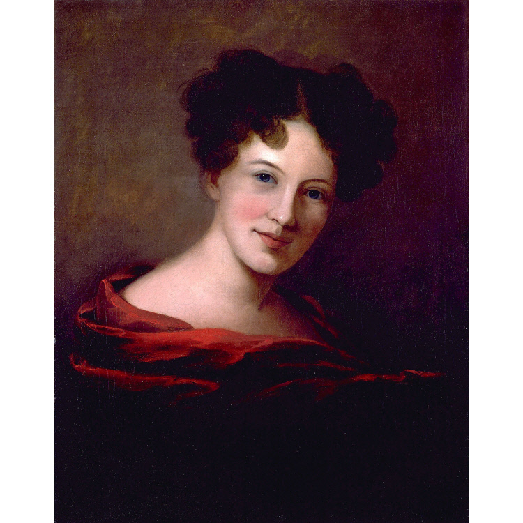 female artists of the Peale family: Sarah Miriam Peale, Self Portrait, c. 1818, National Portrait Gallery, Washington, DC, USA.

