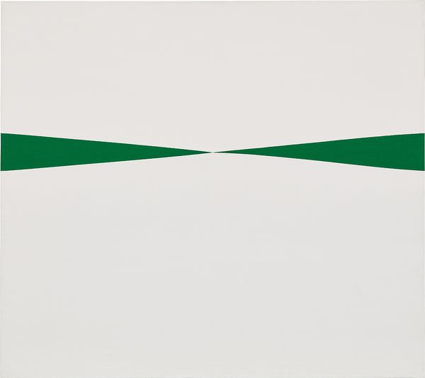 Carmen Herrera: Carmen Herrera, Blanco y Verde, 1966, private collection. Phillips.
