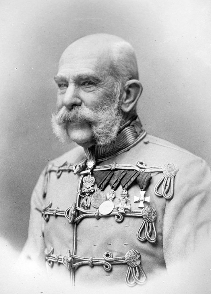 ringstrasse vienna: Emperor Franz Josef of Austria in uniform, 1903. Library of Congress of the USA.
