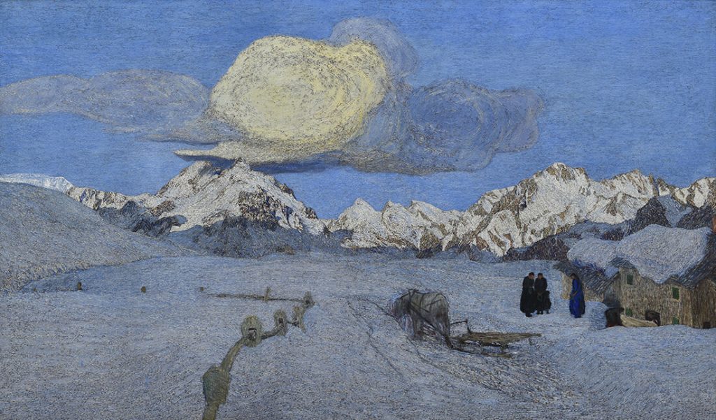 Giovanni Segantini: Giovanni Segantini, Death, 1897-1899, Segantini Museum, St. Moritz, Switzerland.
