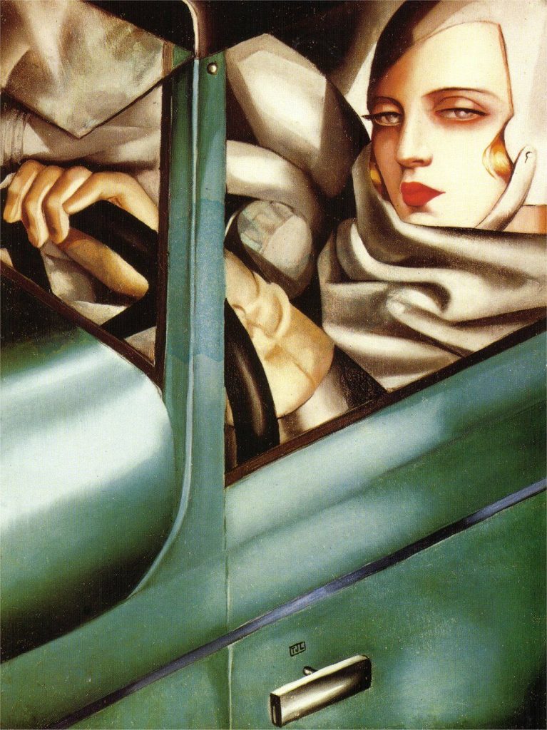 Tamara de Lempicka, Autoportrait (Tamara in a Green Bugatti), 1929