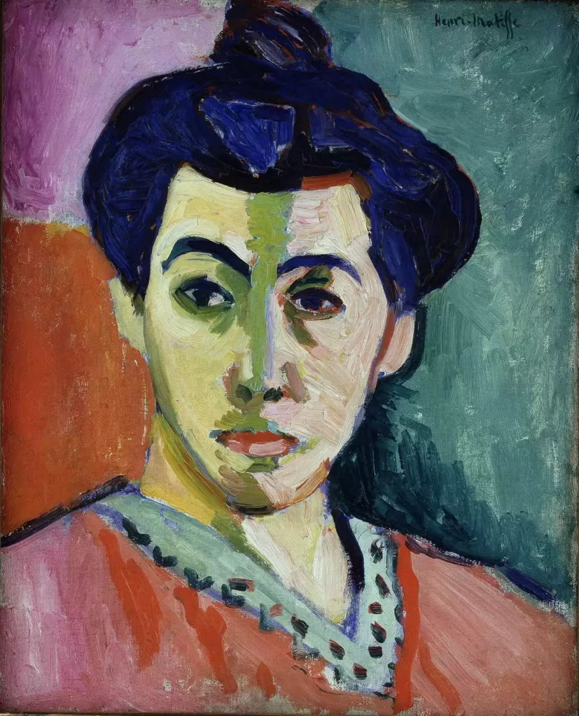 Women in art: Henri Matisse, Portrait of Madame Matisse. The Green Line