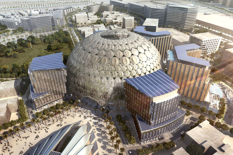 Expo 2020: Office for Visual Interaction (OVI),  Al Wasl Plaza, Expo 2020, UAE. World-architects.
