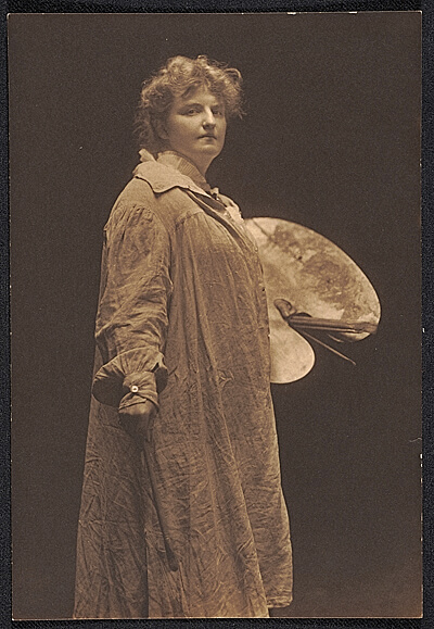 Spellbound by Marcel: Katherine Sophie Dreier, 1910. Wikimedia Commons (public domain).
