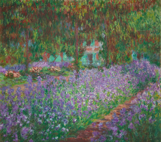 spring masterpieces: Spring Masterpieces: Claude Monet, The Artist’s Garden in Giverny, 1900, Musée d’Orsay, Paris, France.

