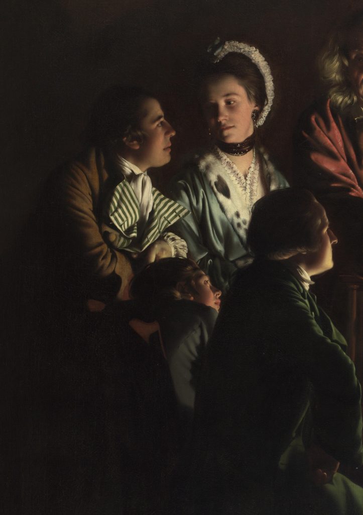 Joseph Wright of Derby, An Experiment on a Bird in the Air Pump, ca 1768, National Gallery, London, UK.