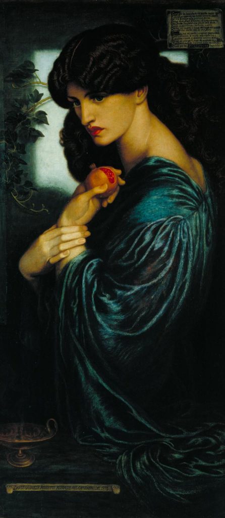 Proserpina: Dante Gabriel Rossetti, Proserpina, 1874, Tate Modern, London, UK.
