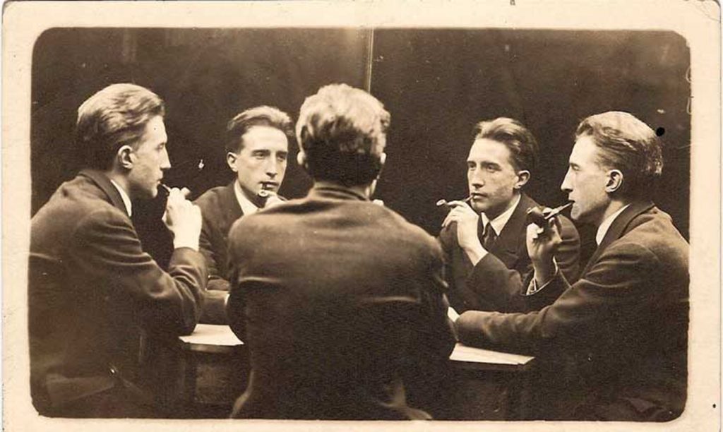 Spellbound by Marcel: Five-way Portrait of Marcel Duchamp, June 21, 1917, New York City, 1917. Wikimedia Commons (public domain).
