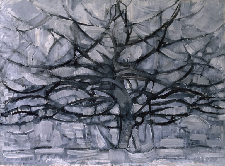 Piet Mondrian, The Gray Tree, 1912, Kunstmuseum Den Haag, Hague, Netherlands.