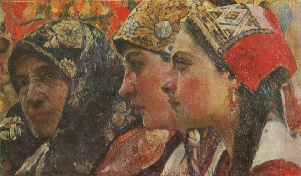 Fedir Krychevsky: Fedir Krychevsky, Three Ages, 1913, Sumy Museum of Fine Arts, Sumy, Ukraine. WikiArt.
