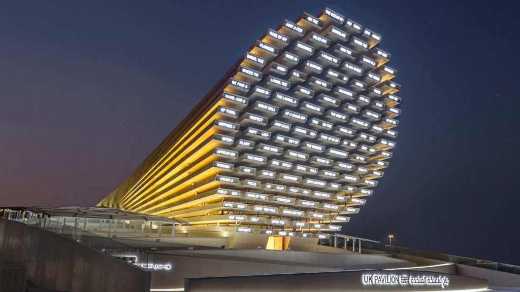 Es Devlin, UK Pavilion, Expo 2020, Dubai, UAE.