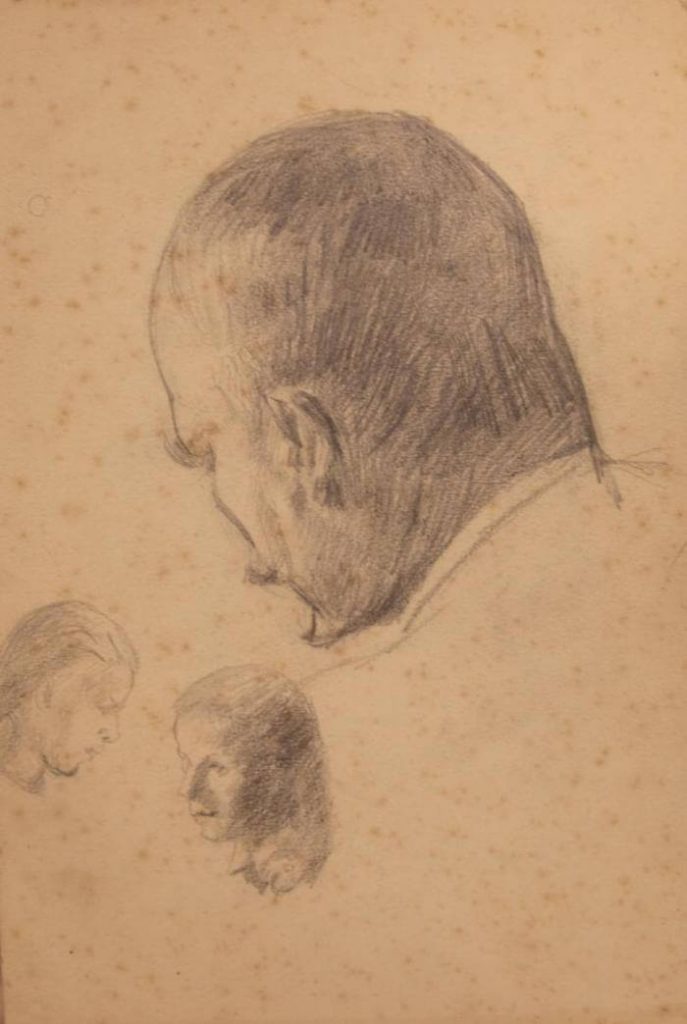 anna ancher Vaccination: Anna Ancher, A Vaccination. The Head of the Doctor seen from Behind, 1899, Skagens Museum, Skagen, Denmark.

