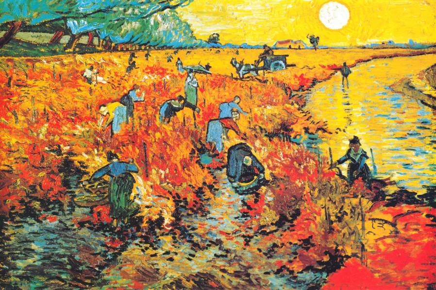 Anna Boch: Vincent van Gogh, The Red Wine at Montmajour, 1888, Pushkin Museum, Moscow, Russia.

