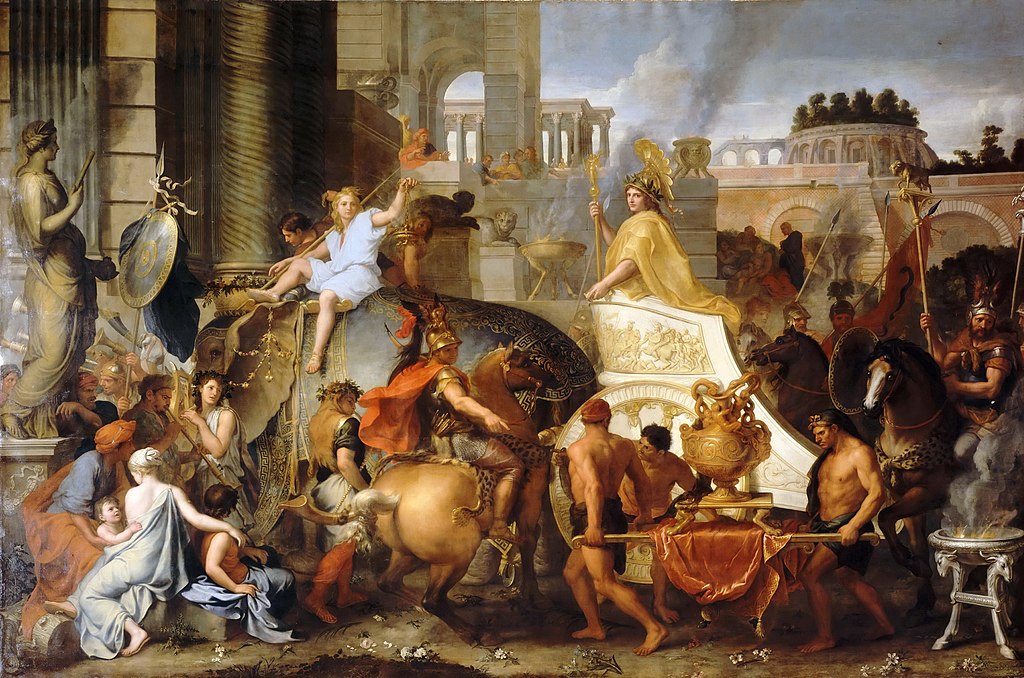Charles Le Brun, Entry of Alexander into Babylon or The triumph of Alexander, 1665, Musée de Louvre, Paris, France.