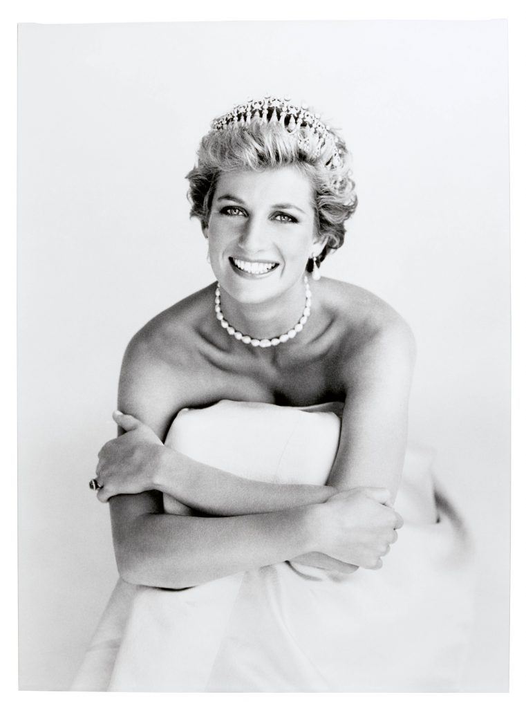 fashion photographers: Patrick Demarchelier, Princess Diana, London, 1990. Sotheby’s.
