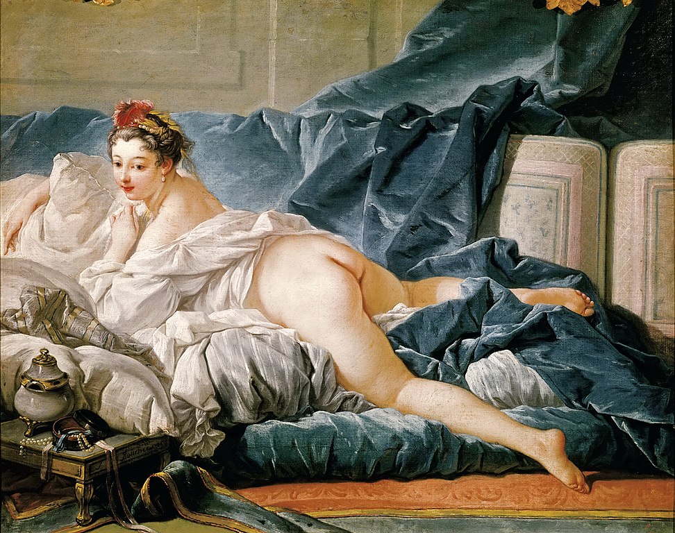Klaire Lockheart: Francois Boucher, Odalisque Brune, 1745, Louvre, Paris, France.
