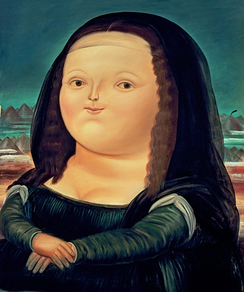 Mona Lisa, 1978, Botero Museum, Bogotá, Colombia.