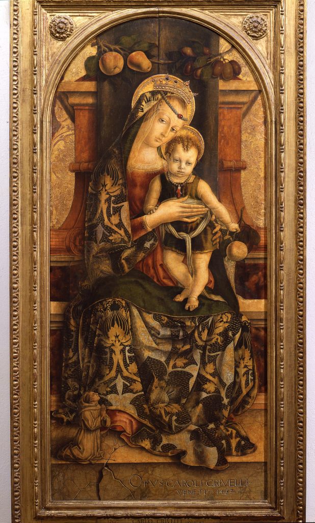Carlo Crivelli: Carlo Crivelli, Madonna and Child, 1482, Vatican Museums, Italy