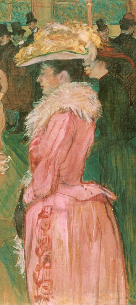 Section of At the Moulin Rouge, The Dance by Henri de Toulouse-Lautrec, 189