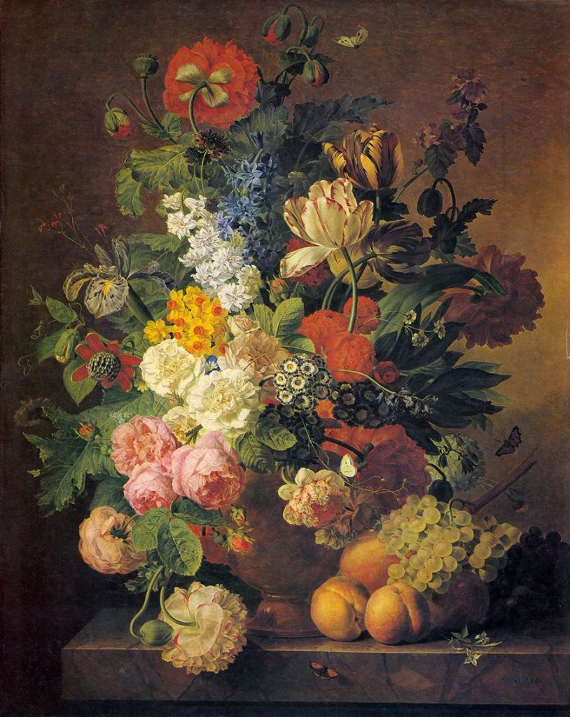 Paris Salon: Jan Frans van Dael, Flowers and fruits, 1810, Musée de Louvre, Paris, France.

