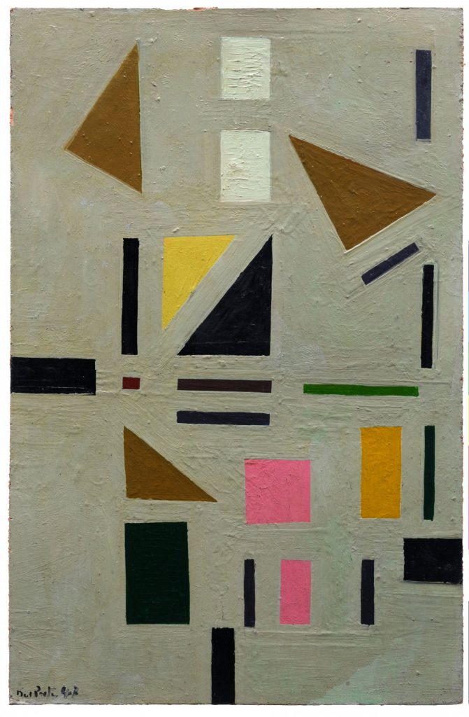 belgium argentina: Juan Del Prete, Composition with Geometric Elements, 1947, Museum of Modern Art of Buenos Aires, Buenos Aires, Argentina.

