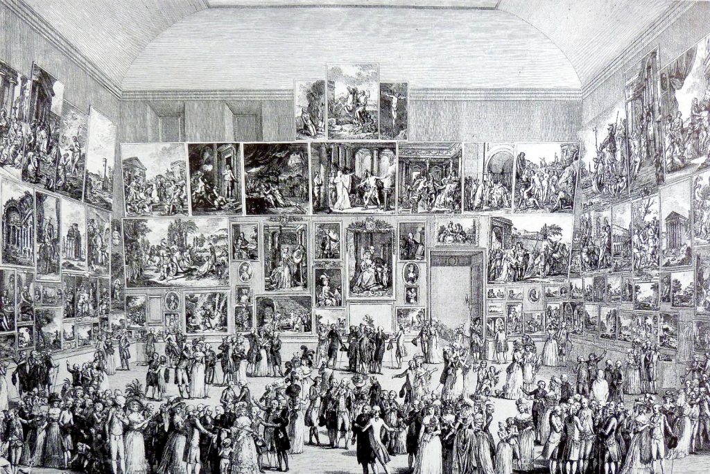 Paris Salon: The Paris Salon of 1787, 1787. Le Salon du Monde.

