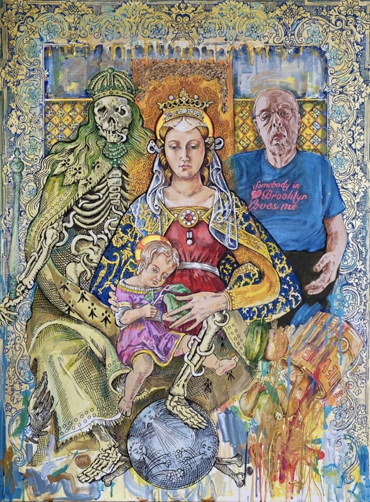 Carlo Crivelli: Audrey Flack, Madonna Della Candeletta, 2021, Ikon Gallery, Birmingham, UK