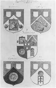 Salomon de Bray, Coats-of-arms for the guild od St. Luke: "De Konst," 1635