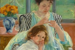 Mary Cassatt, Young Mother Sewing, 1900, Metropolitan Museum of Art, New York, NY, USA.