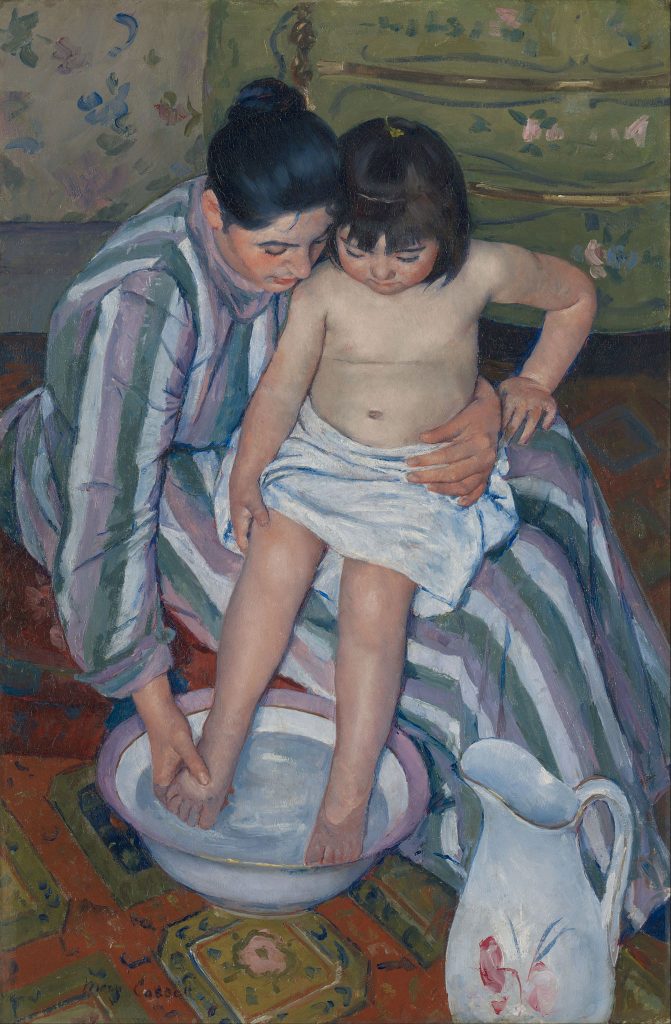 Mary Cassatt, The Child's Bath, 1893, Art Institute of Chicago, Chicago, IL, USA.