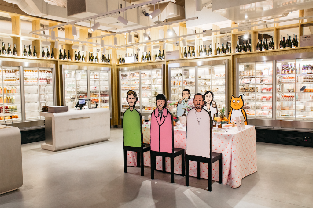 jean jullien: Jean Jullien, Chairs, produced with Phamily First pop-up at Galeries Lafayette, Champs-Elysees, Paris, France 2019. Artist’s website.
