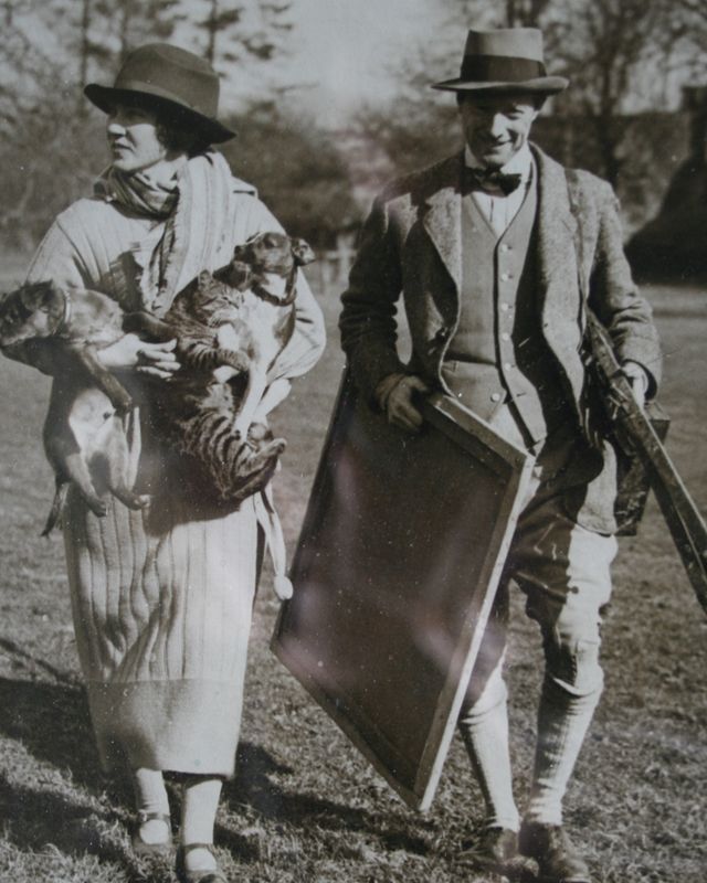 Lady Violet and Sir Alfred Munnings, c. 1920,