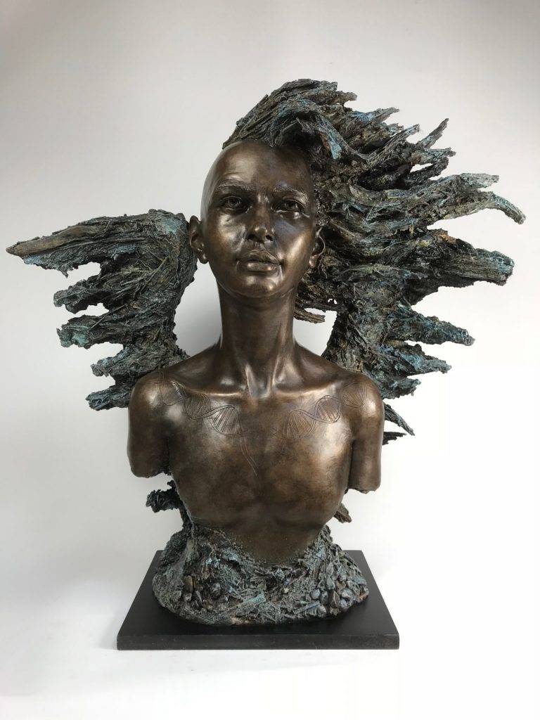 Mermaids in art: Eve Shepherd, Sea People, 2019, National Maritime Museum, London, UK.
