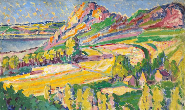 Emily Carr: Emily Carr, Autumn in France, 1911, National Gallery of Canada, Ottawa, Canada. Detail.
