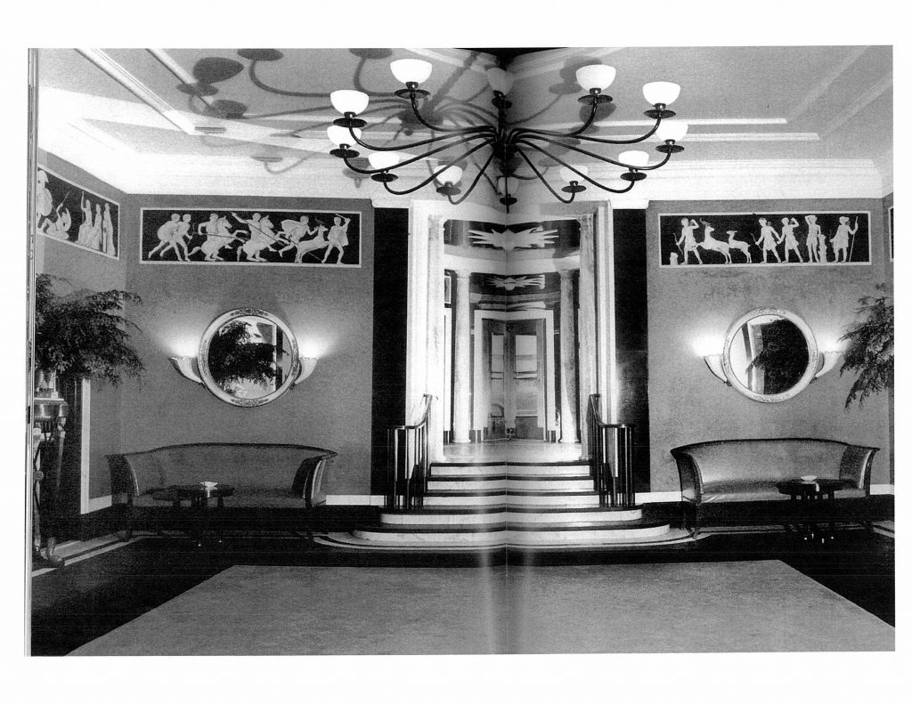 Women Interior Designers: Dorothy Draper, Lobby of the Carlyle Hotel, 1928, New York, NY, USA