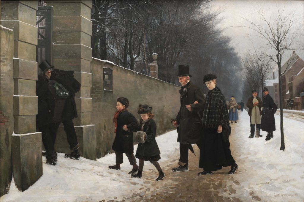 Frants Henningsen, Funeral, 1883, National Gallery, Copenhagen, Denmark.