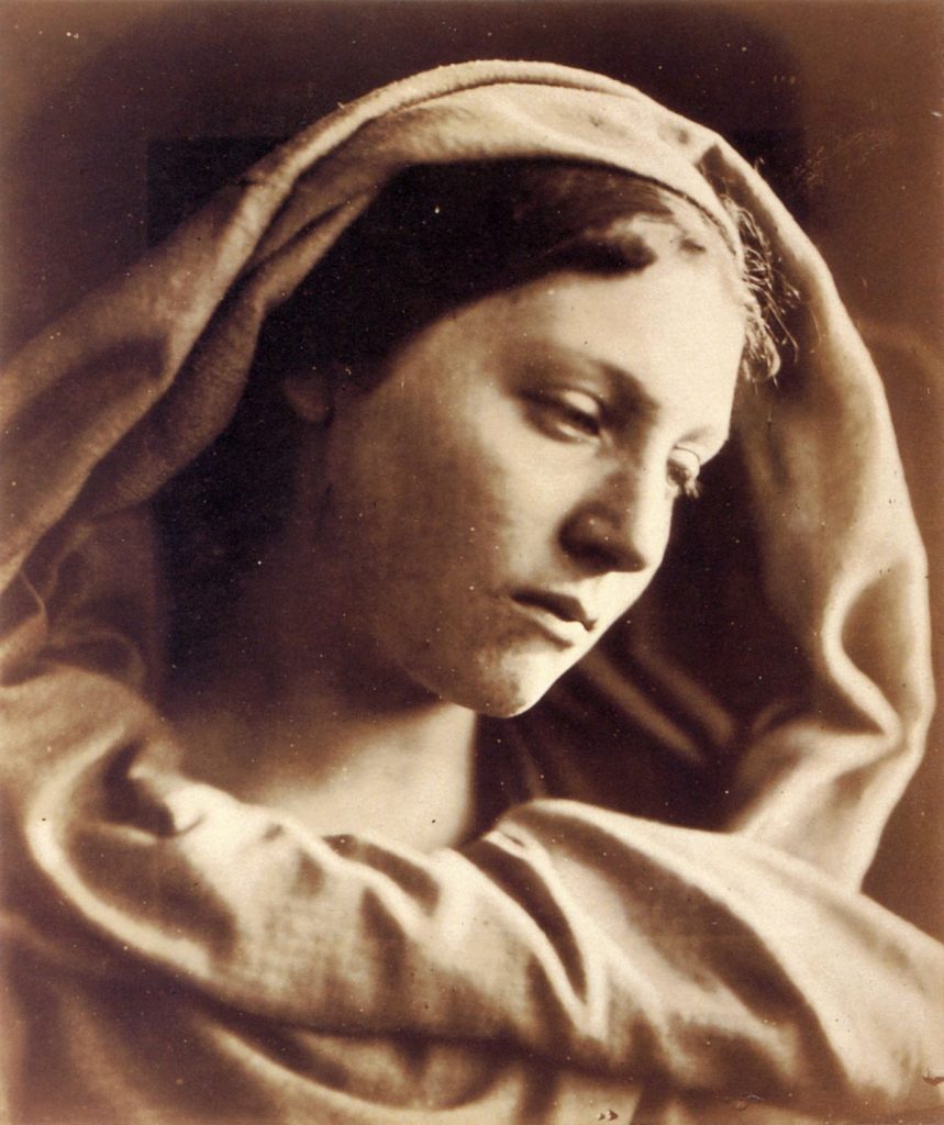 female photographers: Julia Margaret Cameron, Mary Mother, 1867. Wikimedia Commons (public domain).
