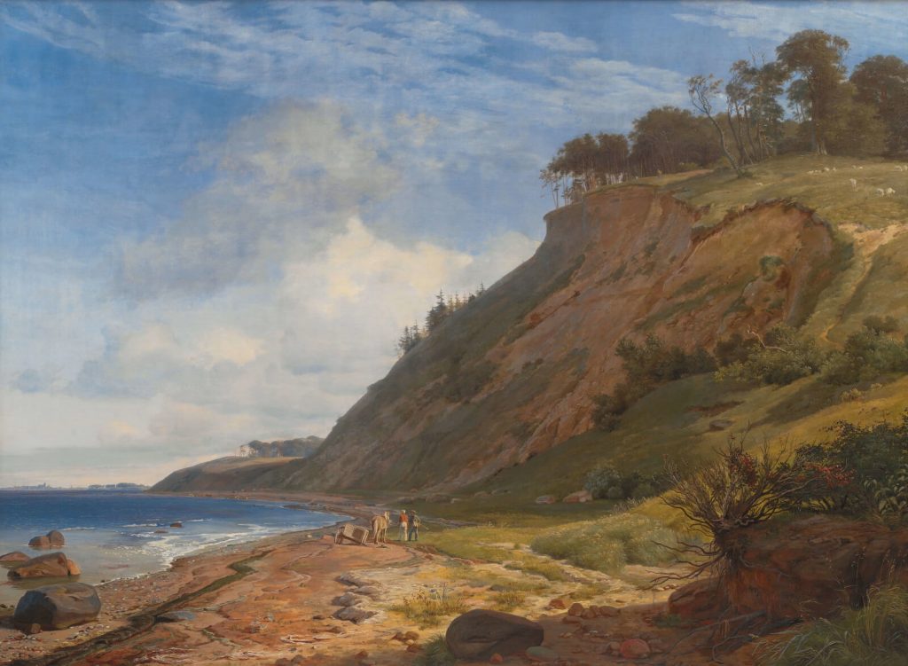 Johan Thomas Lundbye, View from Kitnæs on Roskilde Fjord, 1843, National Gallery, Copenhagen, Denmark.