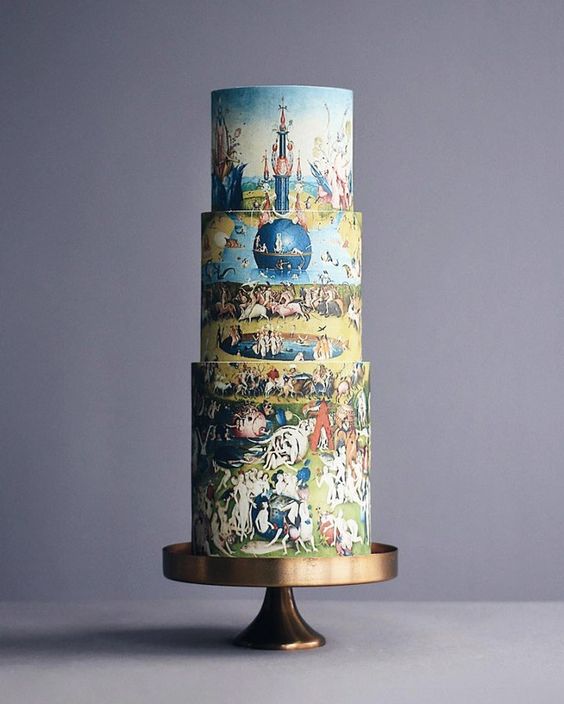 Cake Art: Cake inspired by Hieronymus Bosch. Photograph by Tortik Annushka via My Modern Met.
